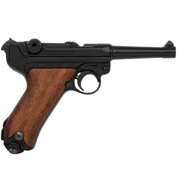 Parabellum Luger P08 Pistol Germany 1898 With Wooden Grip