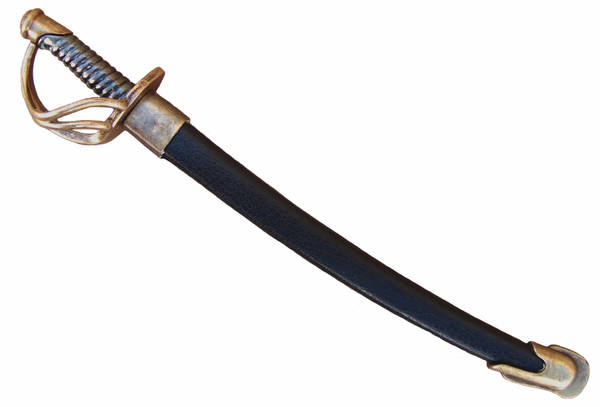 Civil War Office Saber with Letter Opener with Scabbard