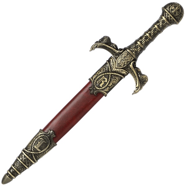 Richard The Lionheart Dagger With Red Sheath